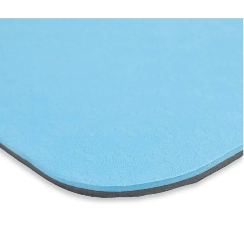 Коврик для фитнеса  Toorx Yoga Professional TPE 183 х 60 х 0,6 см Azzurro/Antracite (MAT-183) - фото №3